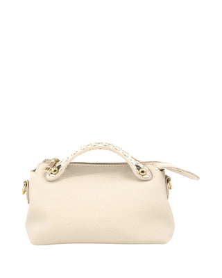 Paris Top Handle Crossbody- Ivory