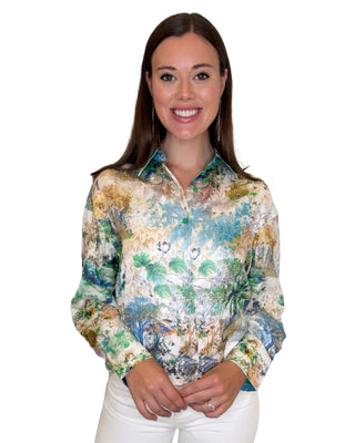 Forest Print Blouse