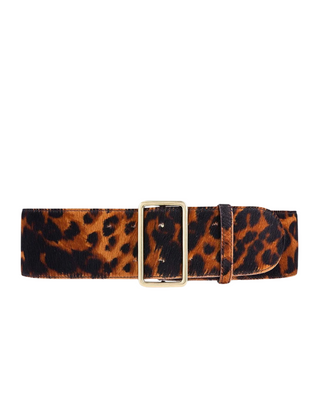 Lori Wide Belt- Leopard