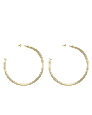 Everybody's Favorite Hoops- Brushed Gold