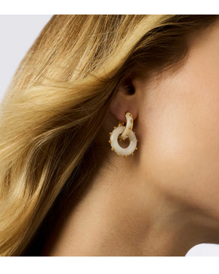 Colette 2-in-1 Earring- Alabaster