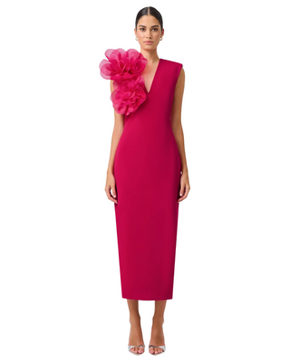 Verdessa Maxi Dress- Raspberry Pink