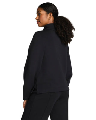 Luxe Turtleneck Top- Very Black