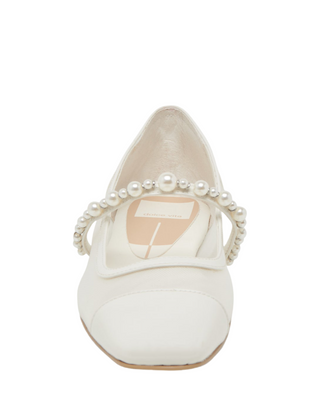 Rollin Pearl Flat- White Mesh