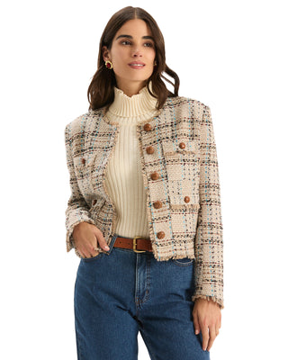 Randy Hyland Boucle Jacket- Multi Boucle