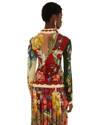 Lunar Boho Multicolor Jersey Blouse