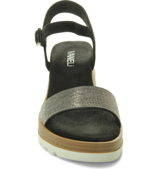 Cedra Wedge- Black Suede