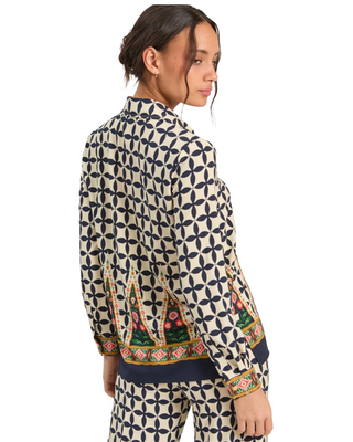 Geo Folk Blouse