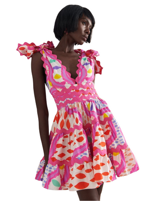 Cheli Floreat Dress- Pink