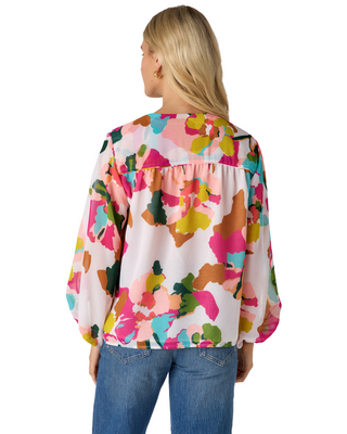 Nellie Blouse- Botanic Blush