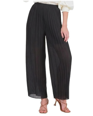 Pippa Pleated Pant- Black