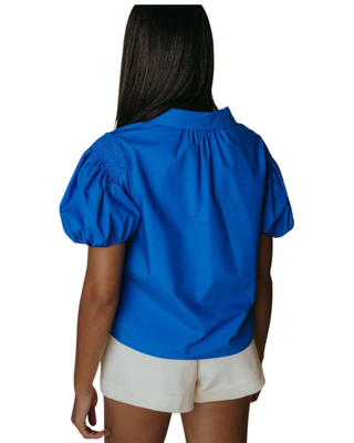 Nadia Top- Cobalt