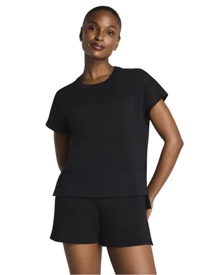 AirEssentials Crewneck Tee- Very Black
