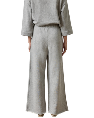 Full Length Terry Pant- Heather Gray