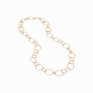 Colette Textured Gold Link Necklace