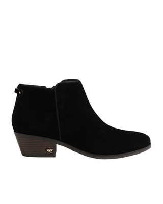 Petty Ankle Bootie- Black Suede