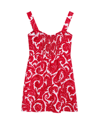 Callie Dress- Red Paisley