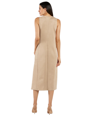 Darcy Suede Dress- Camel