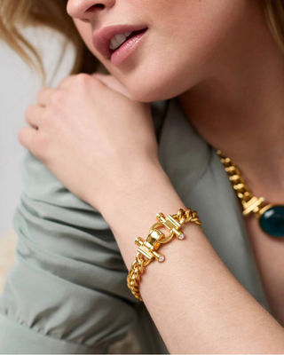 Dolce Demi Link Bracelet- Pearl