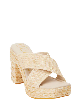 Caravan Platform Sandal- Natural