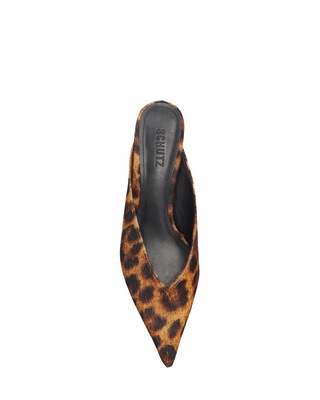 Loren Mid Mule- Animal Print