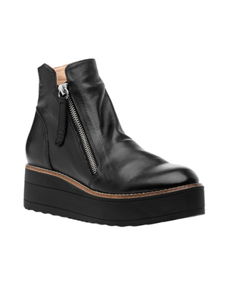 Nene Sneaker Bootie- Black + Black Sole