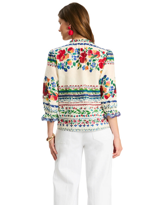 Kelly Summer Soiree Top- Multi