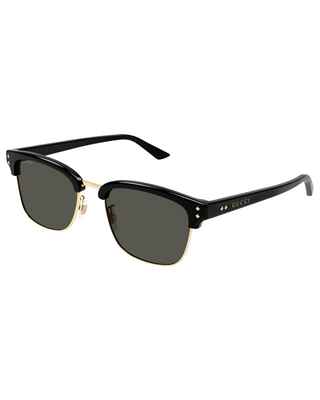 Gucci Squared Metal Sunglasses- Black