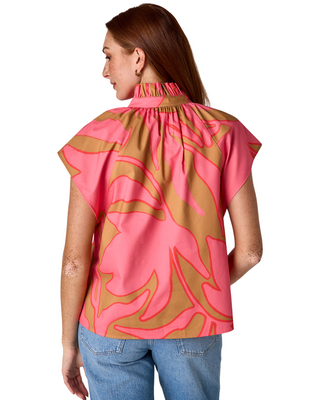 Billie Blouse- Pressed Floral