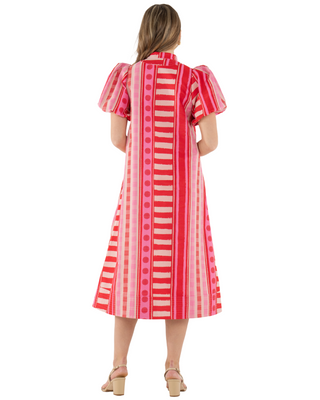 Hampton Dress- Peach Jubilee