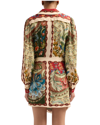 Lunar Boho Multicolor Chemise Mini Dress