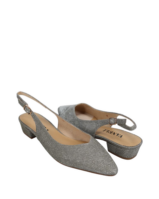 Nadal Slingback- Platinum