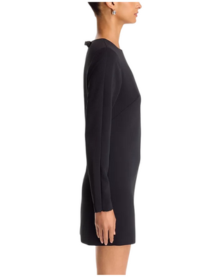 Audrey Crepe Dress- Black