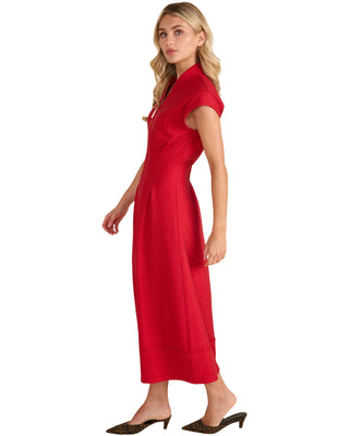 Rosalie Dress- Crimson