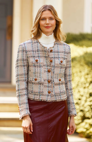 Randy Hyland Boucle Jacket- Multi Boucle