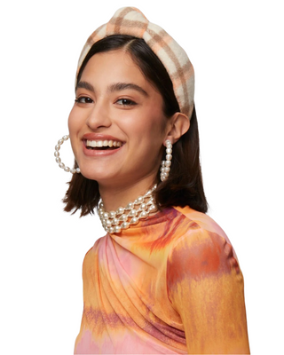 Pearl Diana Triple Row Choker Necklace