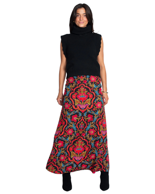 Anita Skirt- Damask