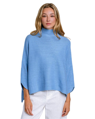 Boho Sweater- Coastal Blue- One Size