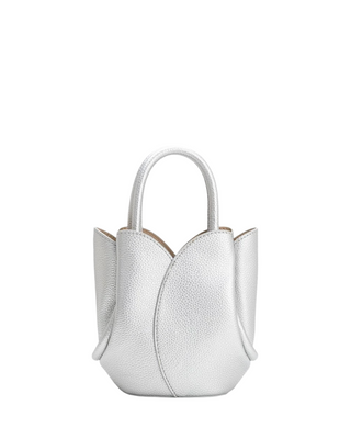 Tulip Mini Bag- Silver