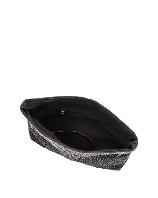 Fayth Rhinestone Wristlet- Black