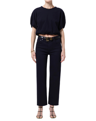 Palma Straight Jean- Navy