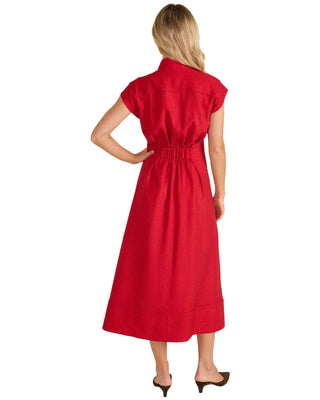 Rosalie Dress- Crimson