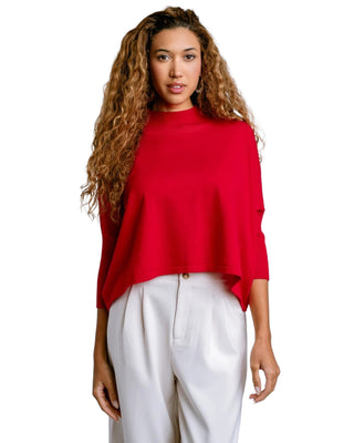 Aja Ortho Sweater- Scarlet- One Size