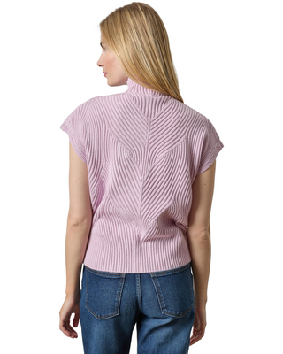 Cable Wedge Sweater- Sugarplum
