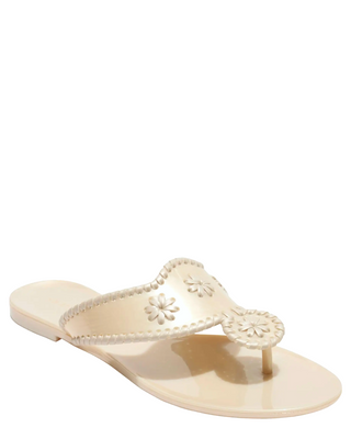 Jack’s Jelly Sandal- Pearlized Ivory