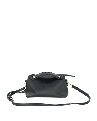 Paris Top Handle Crossbody- Black