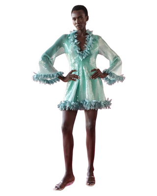 Frenzy Dress- Light Blue