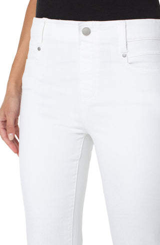 Gia Glider Crop Flare- Bright White