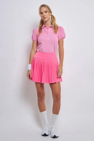 Sportswear Pleated Stretched Skort- Fuchsia