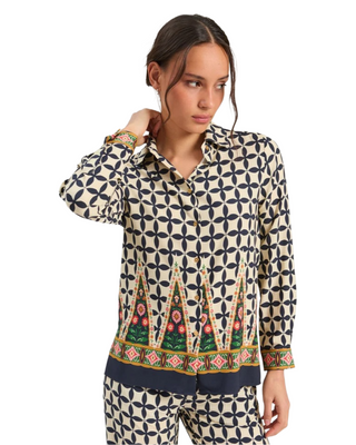 Geo Folk Blouse